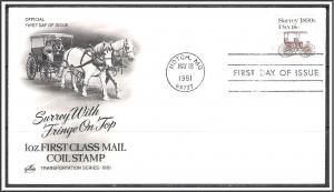 US #1907 Transportation Surrey FDC
