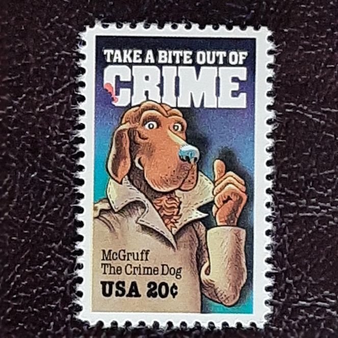 US Scott 2102; 20c Crime Dog from 1984; MNH, og; VF