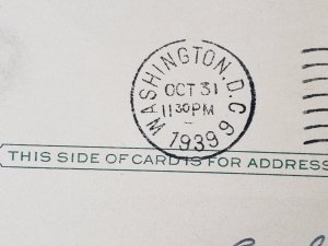 UX27. Jefferson, 1 cent, US Postal Cards.  Cancelled.VF cond.