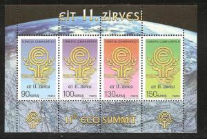 O) 2010 TURKEY, 11TH ECO SUMMIT, SOUVENIR MNH