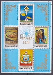 1970 Samoa 226-229/B2 Christmas 4,00 €