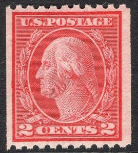 #488 VF MNH OG 2c WASHINGTON TYPE III ROTARY PRESS COIL  (REM #488-31)