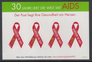 UN Vienna 498 AIDS Pane MNH VF