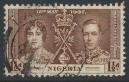Nigeria  SG 47  SC# 51  Used Coronation 1937 please see scan