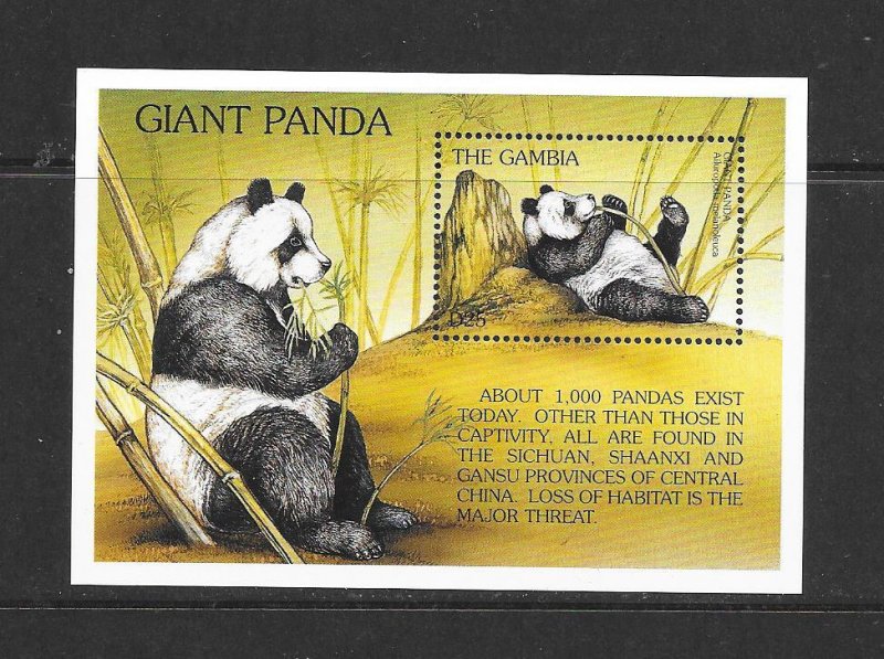 GAMBIA #1872  GIANT PANDA  MNH