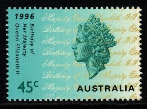 AUSTRALIA SG1589 1996 QUEEN ELIZABETH II BIRTHDAY MNH