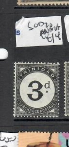 TRINIDAD & TOBAGO (P2307B)  POSTAGE DUE  3D  SG D20   MNH 