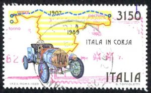 Italy Sc# 1763 Used 1989 Paris-Peking Rally