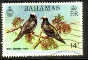 White-Crowned Pigeons, Bahamas Natl Trust 15th Anniv, SC#363