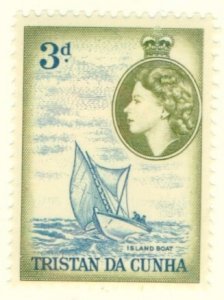 TRISTAN da CUNHA 19 MNH BIN $0.80