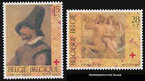 Belgium Scott B1105-B1107 Mint never hinged.