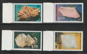 Bosnia & Herzegovina 1999 Minerals Rocks Sc 336-339 MNH A3185