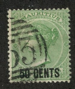 Mauritius, Scott #57, Used