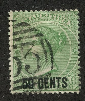 Mauritius, Scott #57, Used