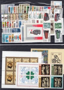 GERMANY DDR DEMOCRATIC REPUBLIC 1983 COMPLETE YEAR SET AS PER SCAN PERFECT MNH