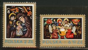 Poland Scott 2363-64 MNH** 1979 Christmass set