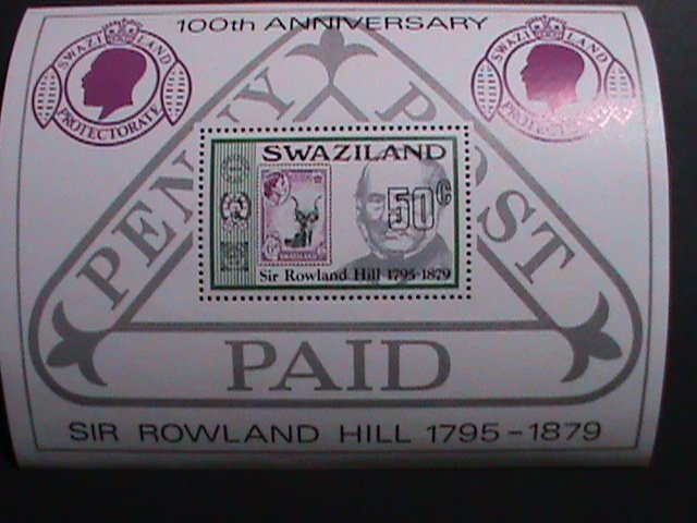 SWAZILAND-1979-SC#332  CENTENARY OF SIR ROWLAND HILL-MNH S/S-VERY FINE