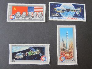 Russia 1975 Sc 438-41 space set MNH