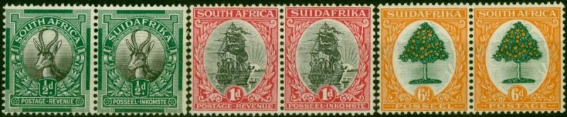 South Africa 1926 Set of 3 SG30-32 V.F VLMM