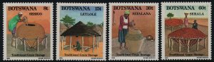 Botswana 452-5 MNH Traditional Grain Storage