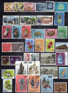 China Taiwan ROC Stamp Collection Used Flowers Music Sports ZAYIX 0424M0050