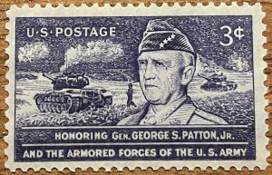 US #1026 Mint Never Hinged Single General George Patton SCV $.25 L23