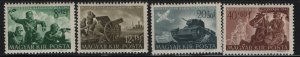 HUNGARY  B135-138  MINT HINGED  SET