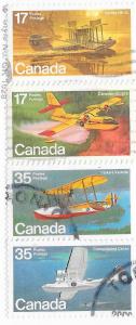 Canada #843-846 17c & 35c Aircraft- set - (U) CV $1.60