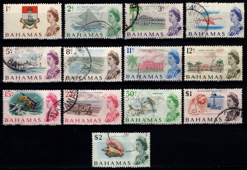 Bahamas 1967-71 Elizabeth II Definitives, Part Set [Used]