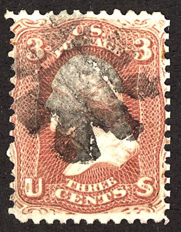 U.S. #65 Used Fancy Cancel