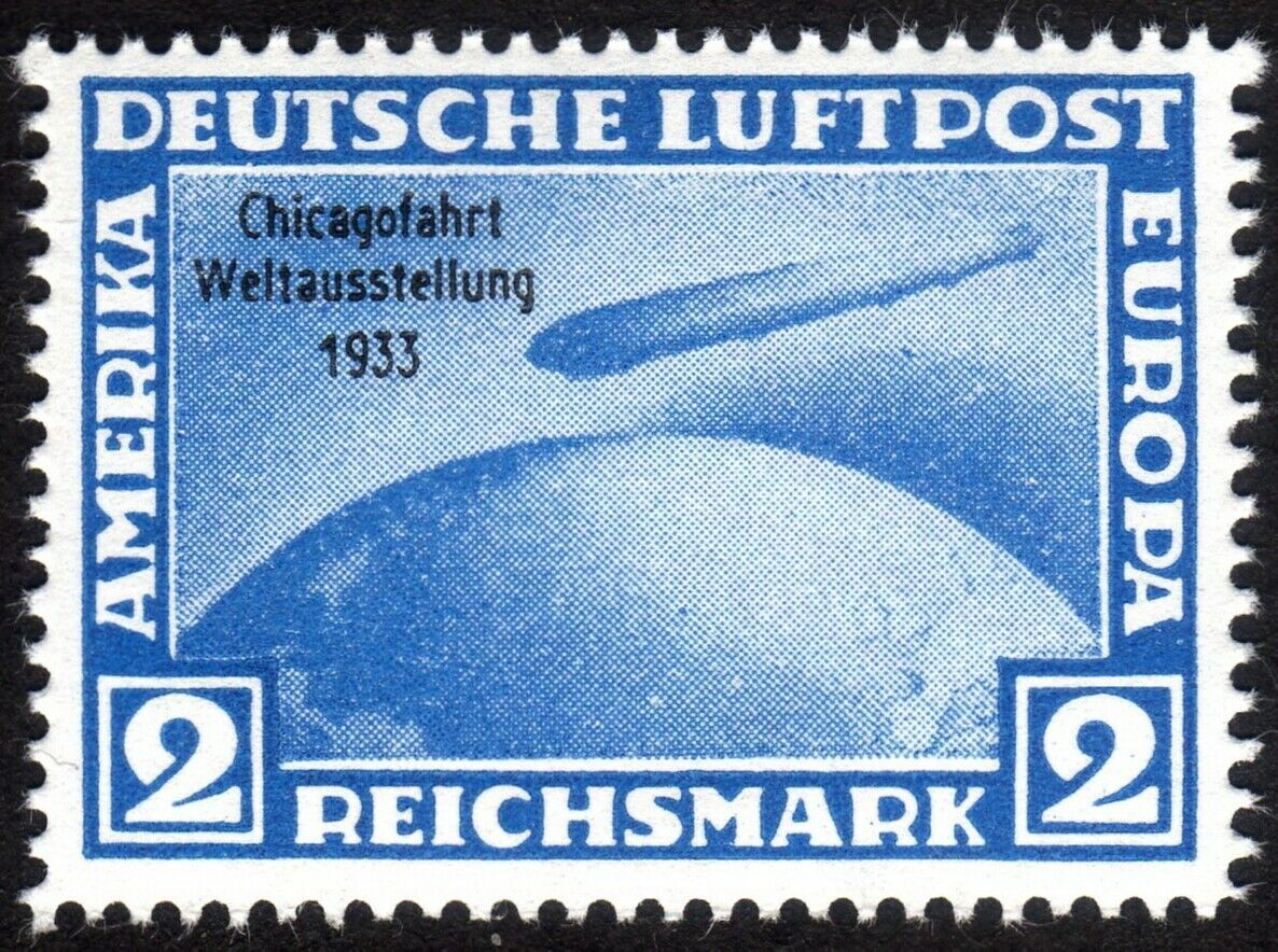 1933, Germany, Graf Zeppelin, MNH, REPRINT, Sc C44 Europe Germany