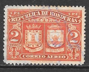 Honduras C158: 2c Arms of Gracias and Trujillo, used, VF