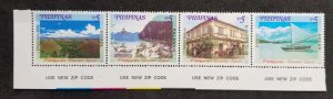 Philippines Tourist Spots 2000 Tourism Beach House Hill Ship (stamp color) MNH