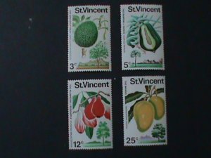​ST. VINCENT-1972- SC#333-6-LOVELY FRUITS OF ST. VINCENT MNH VF LAST ONE
