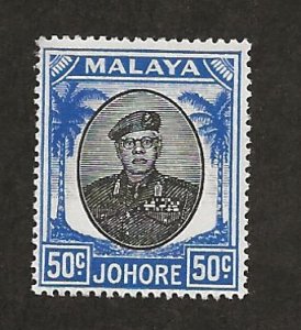 MALAYA - JOHORE  SC# 147  FVF/MNH