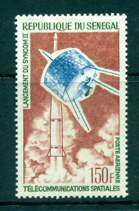 Senegal 1964 Communication through Space, satellite MLH lot73462