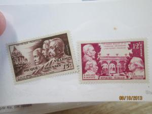 France #655-656 mint hinged