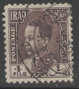 IRAQ SG175 1934 4f PURPLE USED