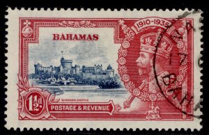 BAHAMAS GV SG141, 1½d deep blue & carmine, FINE USED.