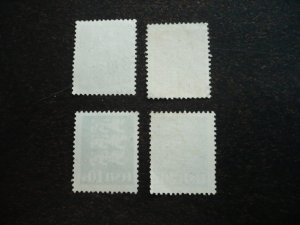 Stamps - Estonia - Scott# 91,93,95,99 - Used Part Set of 4 Stamps