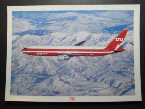 10143 Aviation Postcard LTU Airlines BOING 767-300-