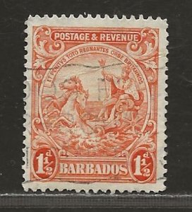 BARBADOS SC# 168b   FVF/U