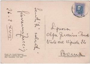 ERITREA Italy Colony cover postmark 27 Feb. 1938 to Roma