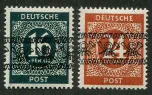 Germany #587A, 587B Mint