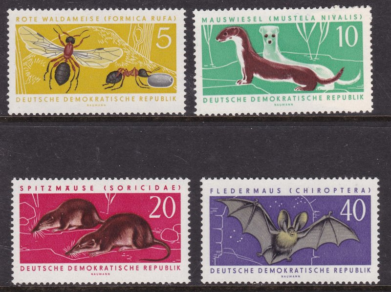 DDR, Fauna, Animals MNH / 1962