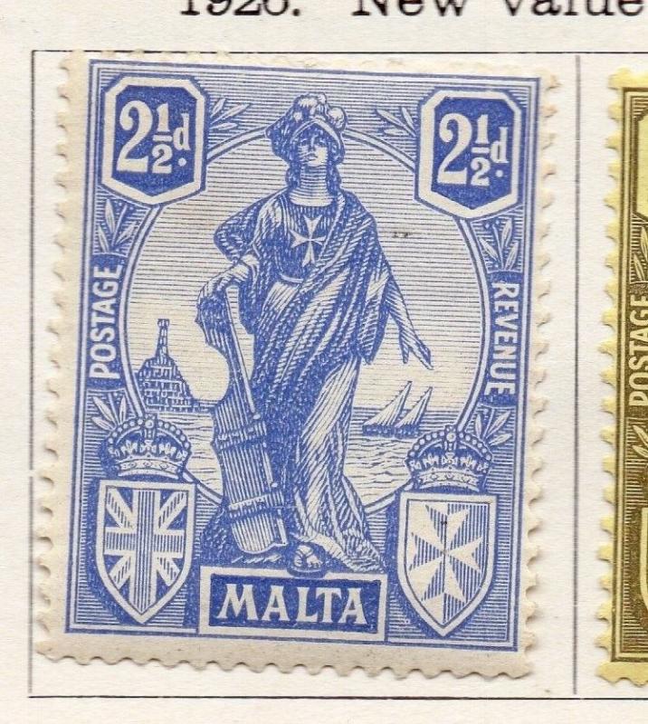 Malta 1926 Early Issue Fine Mint Hinged 2.5d. 159307