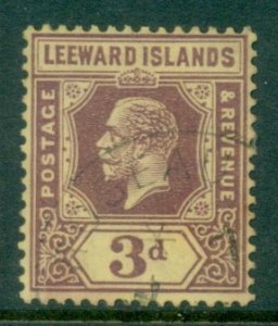 Leeward Is 1921-32 KGV Portrait Wmk. Multiple Crown & Script CA 3d violet on ...