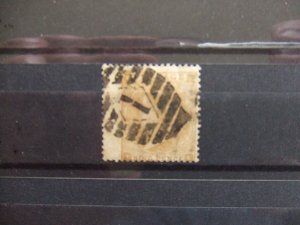 QV 1865 9d straw SG98 CV £500 #1