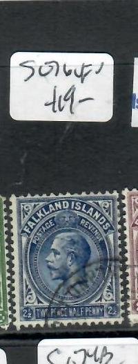 FALKLAND ISLANDS KGV  2 1/2D SG 76   VFU   PPO703H