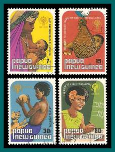 Papua New Guinea 1979 Year of the Child, CTO 508-511,SG376-SG379